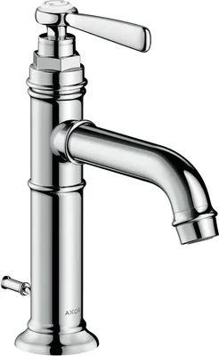 Produktbild von Einhebel-Waschtischmischer AXOR MONTREUX 100 DN 15 m ZAG 1 1/4Zoll brushed nickel mit Zugstangen-Ablaufgarnitur 1 1/4Zoll brushed nickel