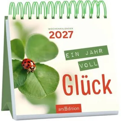 Produktbild von Mini-Wochenkalender Ein Jahr voll Glück 2027