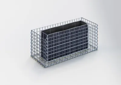 Obrázek produktu pro Obdélníkové vyvýšené lůžko 100 cm x 40 cm x 40 cm (D x V x H), velikost ok 5 x 5 cm, tloušťka stěny 10 cm