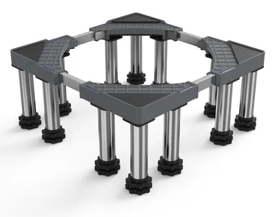Waschmaschinen-Sockel, verstellbar, 43,5-63 cm, 250 kg Belastbarkeit