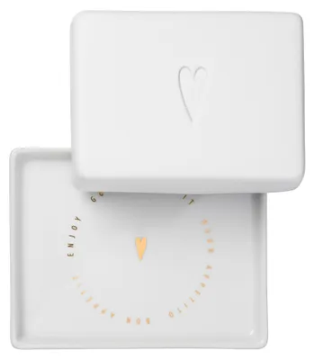 Immagine prodotto di Räder Guten Appetit 1/4 Butterdose Herz 11x9,5x5,4cm
