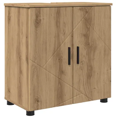 Obrázek produktu pro vidaXL Koupelnová skříňka s úložným prostorem, dub Artisan, 61 x 35 x 64 cm