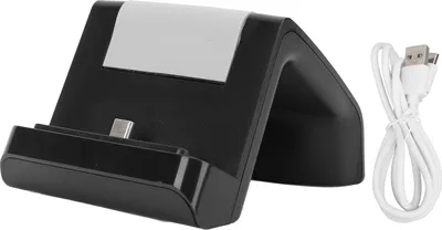 Obrázek produktu pro Nabíjecí dokovací stanice pro Switch Lite LED kontrolka držák konzole proužek výměna stojan černá