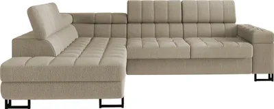 Produktbild von MIRJAN24 Ecksofa Laris, L-Form Polsterecke, Stilvoll Eckcouch mit Bettkasten und Schlaffunktion (Farbe: Matana 17, Seite: Links)
