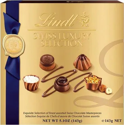 Obrázek produktu pro Lindt Švýcarská kolekce prémiových pralinek 143 g