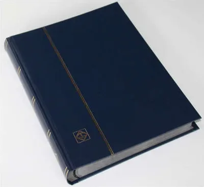 Produktbild von LEUCHTTURM Einsteckalbum 64 schwarze Seiten, dunkelblauer Einband