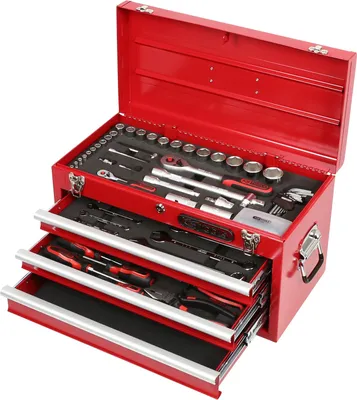 Zdjęcie produktu dla KS TOOLS Zestaw narzędzi 911.0100 Stal chromowo-wanadowa 19800g