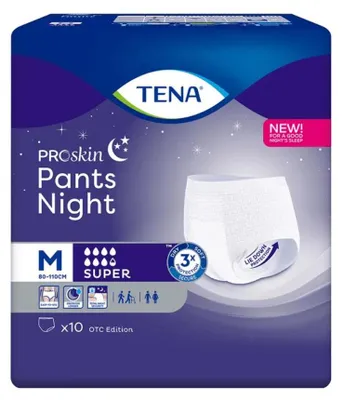 Produktbild von TENA Pants Night PROskin Super,M(4x10Stk),