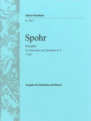 Produktbild von Konzert f-Moll Nr.3für Klarinette und Orchester