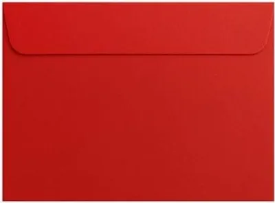 Image de Enveloppes C6 HK structurées rouges 160 g 50 pièces Parfaites pour les cadeaux