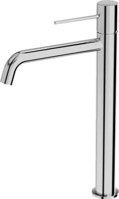 Produktbild von LAVITA Hoch Waschtischarmatur - Orion Chrom | Aufrechte Wasserhahn Bad  | Mischbatterie für Waschbecken | Waschtisch-Armaturen Badezimmer | Mit hoher Auslauf