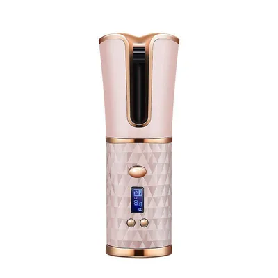 Produktbild von Wiederaufladbarer automatischer Lockenstab, kabellos,3 Temperaturen,4 Styling-Zeiteinstellungen,Lockendreher für weiches bis dickes Haar
