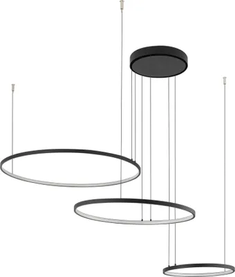 Obrázek produktu pro Závěsné svítidlo Nowodvorski Circolo LED, černé barvy, 45W