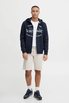 Produktbild von Blend 20715054 Herren Sweatjacke Kapuzenjacke Hoodie mit Kapuze und Reißverschluss Print