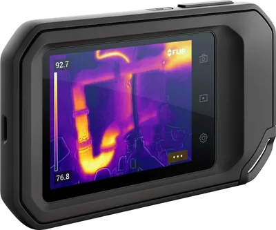 Obrázok produktu pre FLIR C3-X​, Vanadium Oxide Uncooled Focal Plane Arrays, -20 - 300 °C, 53,6°, 8 - 14 µm, Odtiene sivej, Vysokokontrastný, Hot metal, Ironbow, 8,7 Hz
