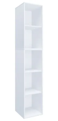 Immagine prodotto di Scaffale in legno in piedi | File cabinet salvaspazio | Dimensioni ca. H. 184 x W. 35 x D. 37 cm | Scaffale elegante | Scaffale da ufficio – Lona I 5f