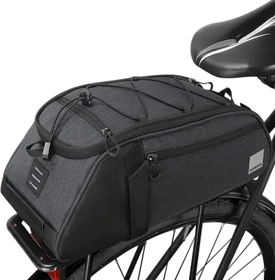 Obrázok produktu pre Cyklistická taška 8 l, vodotesná, na nosič, s ramenným popruhom, pre horské bicykle