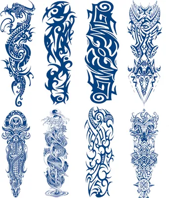 Produktbild von 8 extra große Sticker-Tattoo-Sticker, wasserfeste temporäre Sticker für Kinder, Erwachsene und Männer, 1 bis 2 Wochen haltbar,