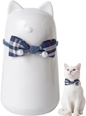 Productafbeelding van Urn – 450 ml – Keramische urn – Urn voor crematie – Uniek – Urn voor huisdieren – As na crematie – Herdenkingsurn – Wit