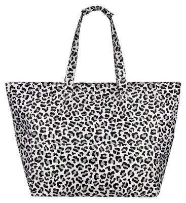 Produktbild von XXL-Strandtasche – Wasserdichte Strandtasche – Faltbare Handtasche – Mit Reißverschluss – Mehrere Fächer – Stilvolles Design