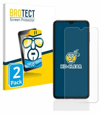 Produktbild von 2x Für Samsung Galaxy A23 5G Schutzfolie BROTECT Displayschutz Display Schutz Folie Klar Transparent