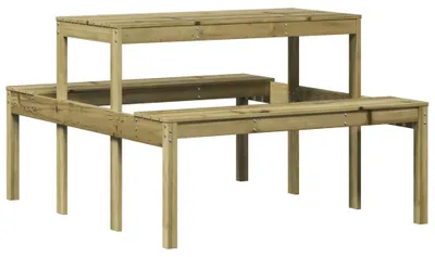 Produktbild von vidaXL Picknicktisch 110x134x75 cm Imprägniertes Kiefernholz