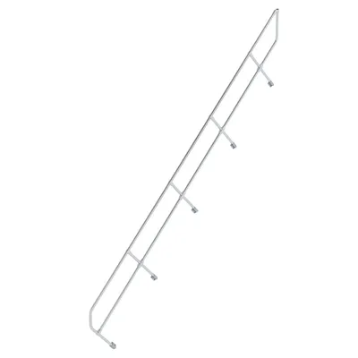 Produktbild von Günzburger Steigtechnik zweiter Handlauf für Treppe 45° 18 Stufen - 600318