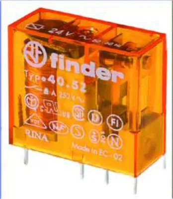 Produktbild von FINDER S.p.A 40.52.8.230.5000 Przekaźnik drukujący 230 V/AC 8 A 2 styki przełączne 1 szt