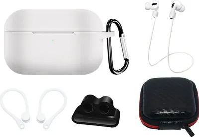 Zdjęcie produktu dla Zestaw silikonowych etui do AirPods Pro 2 / AirPods Pro 1 - biały