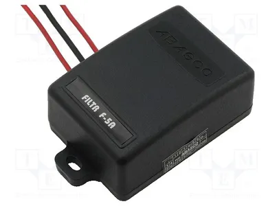 Image de 1 filtre anti-parasitage Imax : 7A. Accessoire professionnel pour automobile. Fonctionnement : 5A, 12V DC