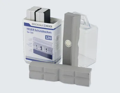 Produktbild von Heuer Schraubstockbacken Set 3-teilig, Schutzbacken zu Schraubstock 120 mm