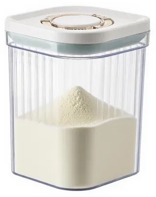 Produktbild von Handliche und tragbare Milchpulverbox mit luftdichter Verschluss und Löffel