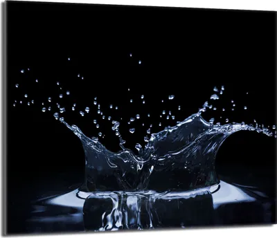 Obrázek produktu pro Krycí deska sporáku 60x52 keramický kryt varné desky splashback skleněná deska deco prkénko na krájení, kapka černá