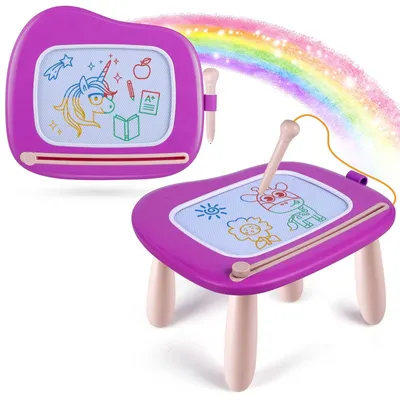 Immagine prodotto di Lavagna magnetica per bambini piccoli: giocattolo educativo per bambini dai 1 ai 3 anni