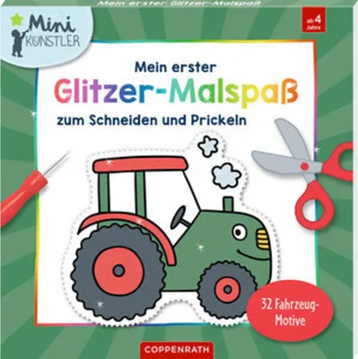 Obrázek produktu pro Mein erster Glitzer-Malspaß zum Schneiden und Prickeln