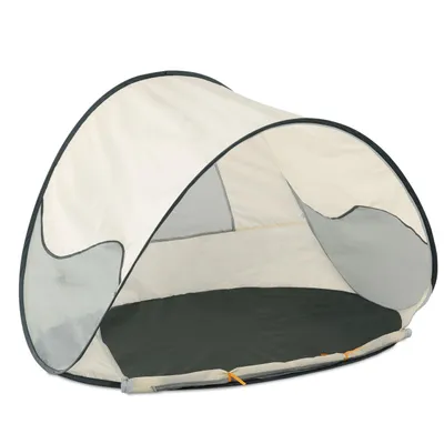 Obrázek produktu pro DERYAN Pop-Up plážový stan s moskytiérou 120x90x80 cm krémový