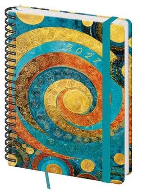 Zdjęcie produktu dla Tygodniowy planer B6, oprawa spiralna (DTW433-01-27)
