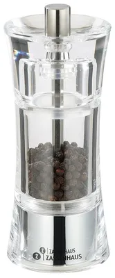 Imagen del producto de Zassenhaus, molinillo de pimienta, modelo AACHEN, 14 cm, acrílico, referencia 35247, código 4006528035247
