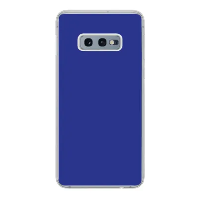 Produktbild von MuchoWow® Handyhülle Schutzhülle Hülle für Samsung Galaxy S10e Blau - Einfarbig - Dunkelblau Silikon Softcase Handy Hülle - Handy