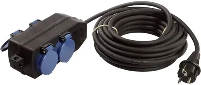 Imagen del producto de Cable de extensión Schwabe, 10 metros, H07RN-F, 3G1,5, grado de protección IP44