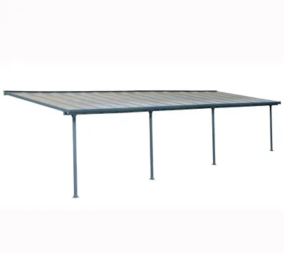 Produktbild von Palram - Canopia Aluminium Terrassenüberdachung Feria Anthrazit 295x915x305 cm