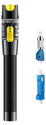 Glasfaserteststift 100 mW, visueller Fehlersucher, 2,5 mm, mit Adaptern