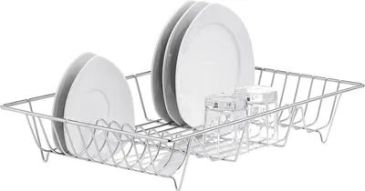 Obrázek produktu pro ZELLER PRESENT Chromovaný stojan na nádobí 48x32,5x9,5cm