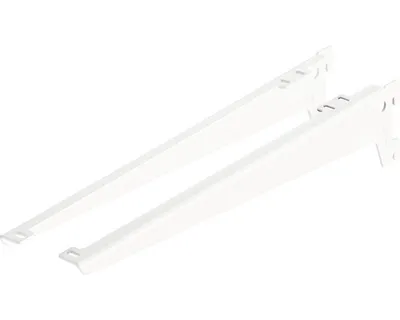 Obrázek produktu pro ELEMENT SYSTEM Úhlový držák 10300 D.380mm p.bracket 55kg STA bílá - 10300-00047