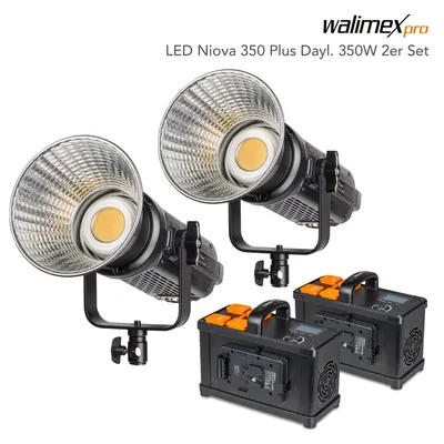 Obrázok produktu pre Walimex pro LED Niova 350 Plus Dayl. 350W Sada 2 ks