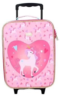 Produktbild von Einhorn Trolley Koffer 12 L Kindertrolley Handgepäck für Mädchen ab 2 bis 3 Jahren