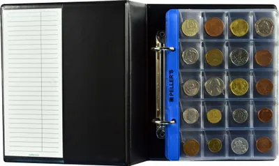 Produktbild von Sammelalbum für 132 verschieden große Münzen: 10 Münzhüllen, Für Münzen bis zu 22.5mm, 28mm, 48mm Durchmesser. Münzalbum S.