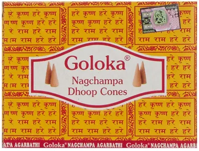 Räucherkegel Nag Champa, 120 Stück, 12er-Pack