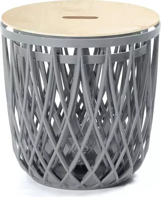 Produktbild von NABBI Universalkorb aus Kunststoff (3 Stck) IKUBS3 35/55 l - grauer Stein