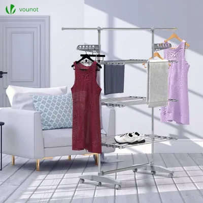 Image de Séchoir d'intérieur, étendoir à linge / pliable - pliable